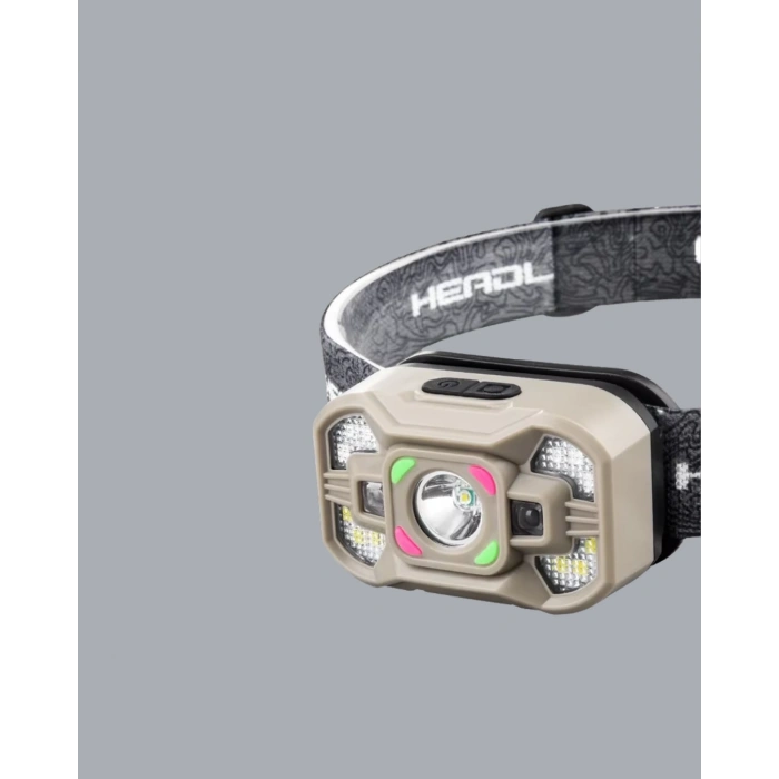 Şarjlı Wave Sensörlü Led Kafa Feneri Outdoor Kullanım