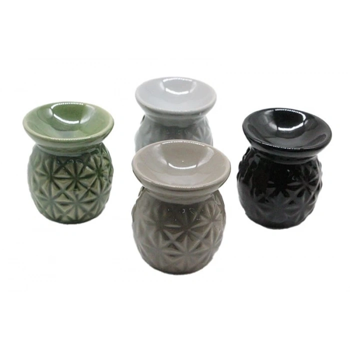 Seramik Ananas Desenli Buhurdanlık