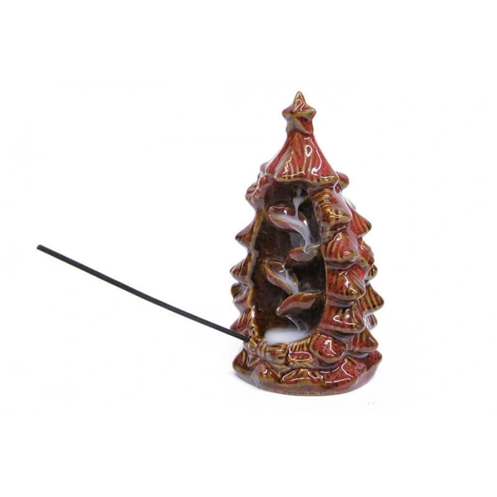 Seramik Çam Ağacı Model Geri Akışlı Tütsülük