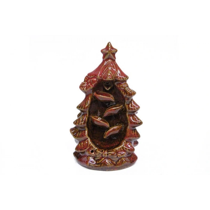 Seramik Çam Ağacı Model Geri Akışlı Tütsülük