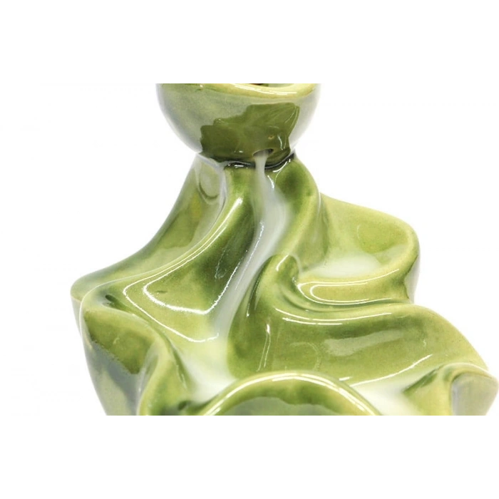 Seramik Dekoratif Konik Geri Akışlı Tütsülük