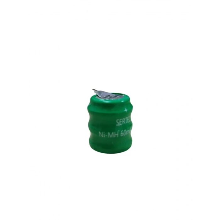 Sertec - 3.6v 3s1p 60 Mah 2 Pin Nı-mh Buton Pil