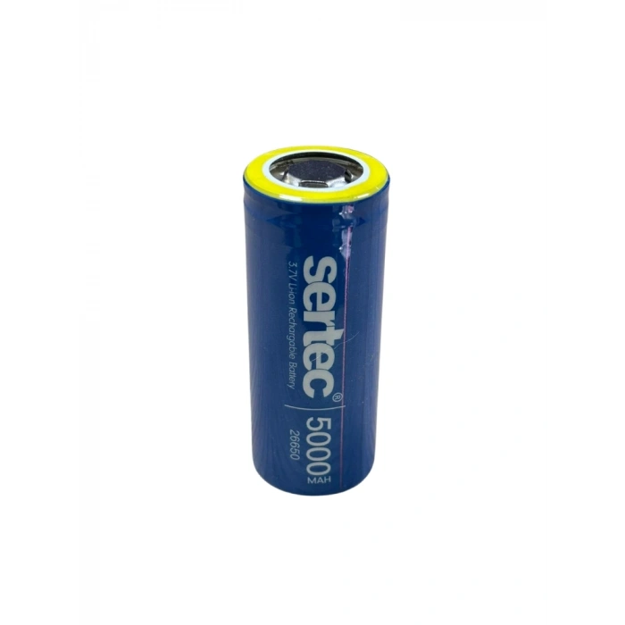 Sertec Icr26650 Li-ıon 3.7v 5000mah 3c Şarjlı Pil