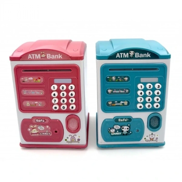 Sevimli Tasarımlı Şifreli Atm Kumbara