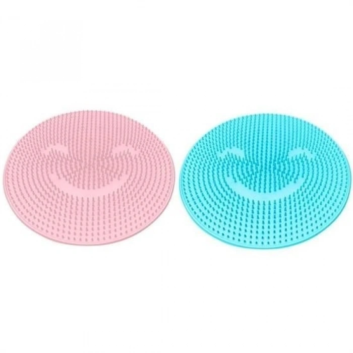 Silikon Fırçalı Banyo Masaj Matı ve  Ayaklar için Topuk Masaj Paspası