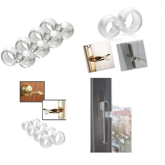 Silikon Kapı & Pencere Vurma Önleyici Stoper Kapı Tamponu 4 Adet (599)