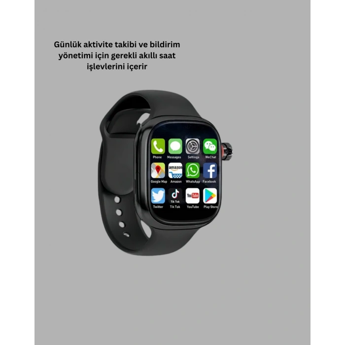 Sım Kartlı Gps Destekli Akıllı Saat Sesli Görüşmeli