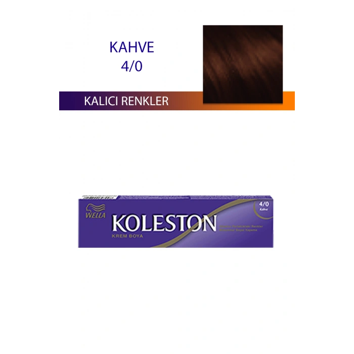 Single Tüp Boya Saç Boyası Kahve 4/0 (599)