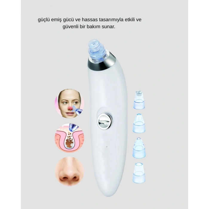 Siyah Nokta Ve Gözenek Temizleyici Vakumlu Cihaz – Masajlı Derin Temizlik Teknolojisi