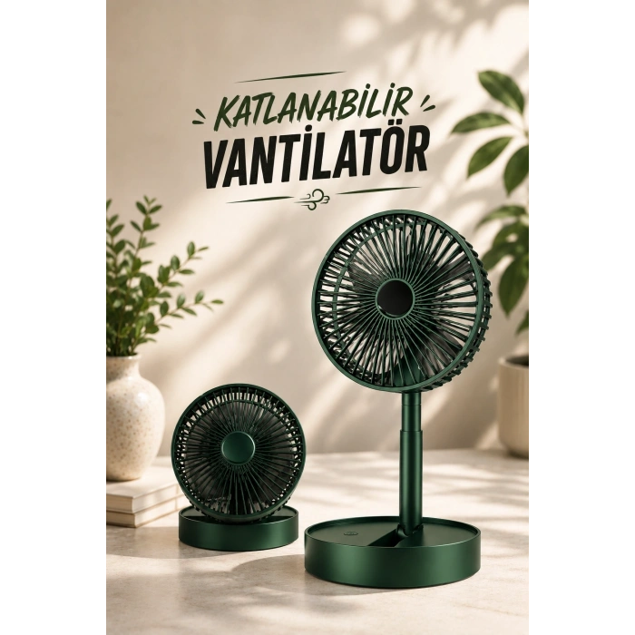 Soğutucu Vantilatör Telefon Standlı Mini Fan