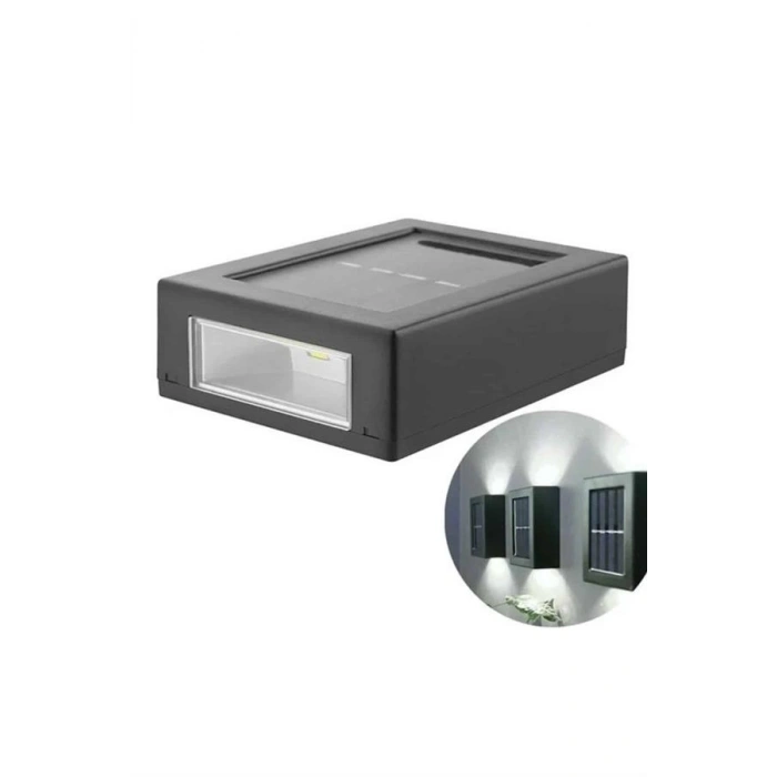 Solar Lamba Dekoratif Aplik Su Geçirmez Led Işıklı Duvar Lambası