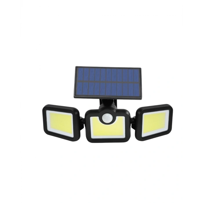 Solar Led Projektör Sensörlü Dış Mekan Güvenlik Lambası