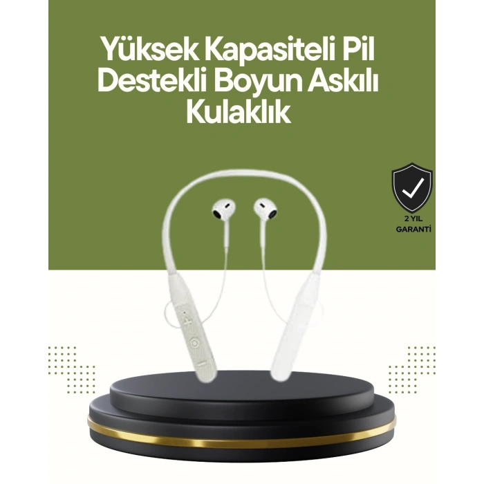 Spor Ve Günlük Kullanım İçin 100 Saatlik Kablosuz Kulaklık