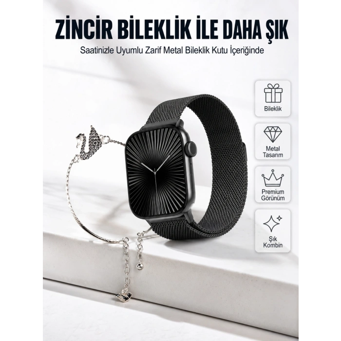 SQ-16 Mini Series 10 Akıllı Saat | Spor Modları, Bildirim Ve Müzik Kontrolü