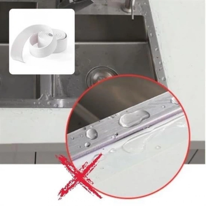 Su Sızdırmaz Banyo Mutfak Lavabo Küvet İzolasyon Şerit Bant Pratik Ürün