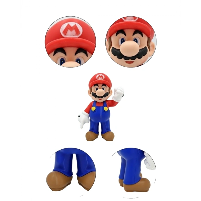 Süper Mario Figür Biblo Dekoratif Oyun Temalı Masa Süsü