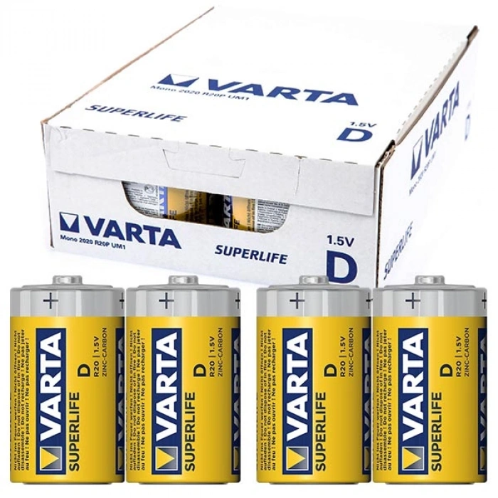 Superlife Çinko Büyük D Boy Pil 24lü Paket (599)