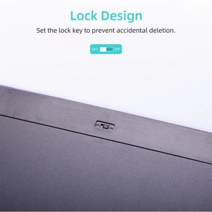 T12 Mavi Writing Tablet Lcd 12 Inç Dijital Kalemli Çizim Yazı Tahtası