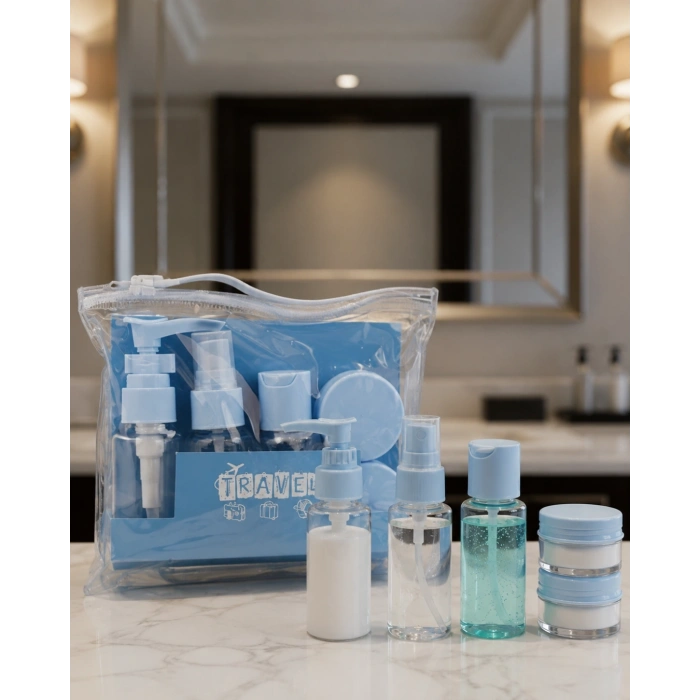 Taşınabilir 5 Parça Seyahat Kozmetik Seti 30 Ml Sızdırmaz