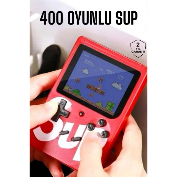 Taşınabilir El Atarisi Sup 400 Oyunlu Mini Oyun Konsolu