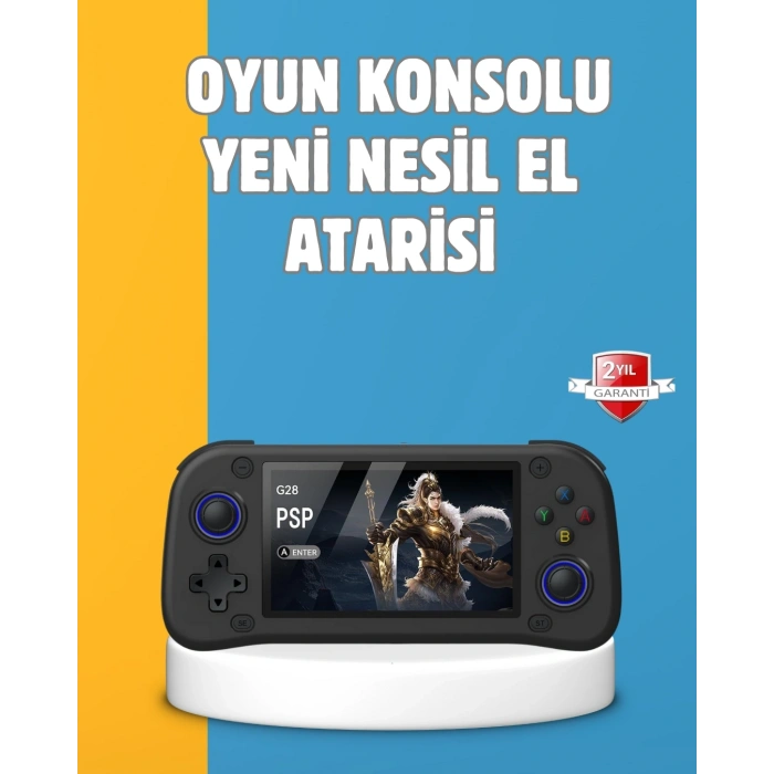 Taşınabilir El Tipi Oyun Konsolu Çoklu Emülatör Destekli 64gb