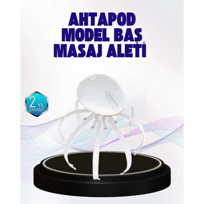 Taşınabilir Elektrikli Kafa Masaj Cihazı Sessiz Motor Ve Ergonomik Tasarım