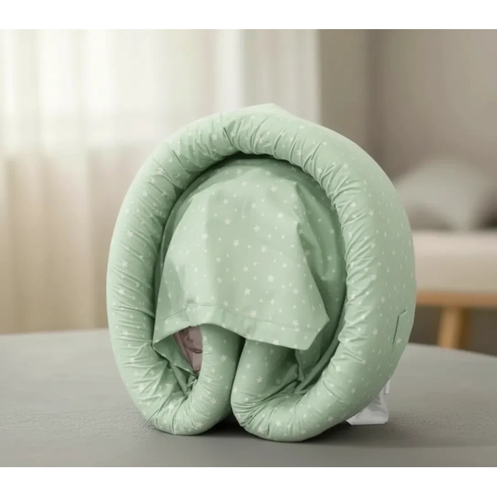 Taşınabilir Portatif Bebek Yatağı,sırt Çantasına Dönüşebilen Portatif Bebek Beşiği (yeşil)