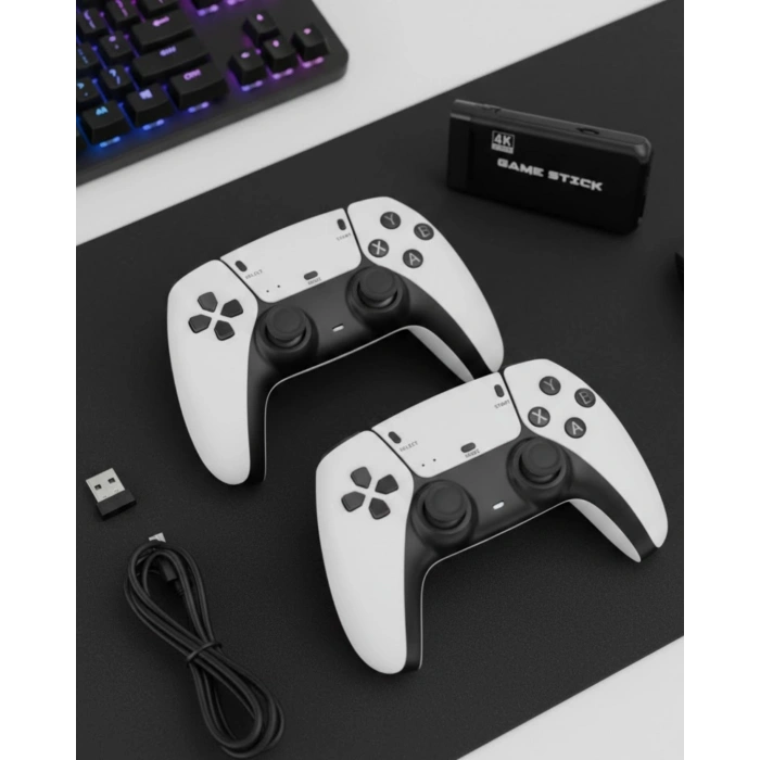 Taşınabilir Retro Oyun Çubuğu Kablosuz Oyun Kolu Seti