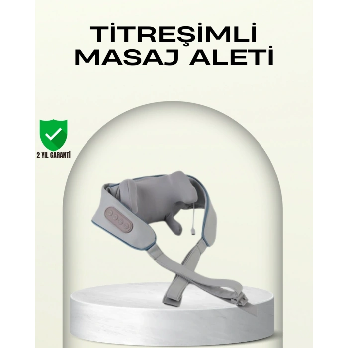 Taşınabilir Şarjlı Boyun Masaj Cihazı | Sessiz Ve Güçlü Motor