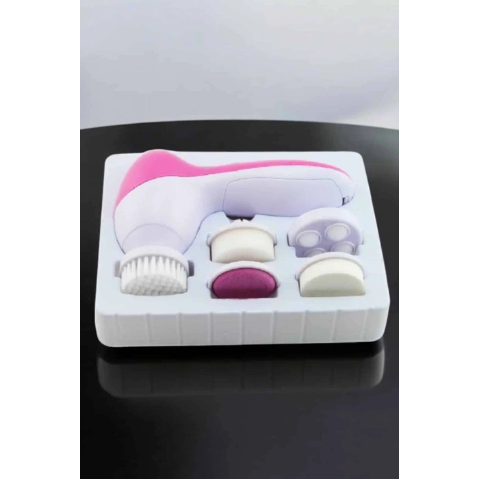 Taşınabilir Yüz Temizleme Cihazı Masaj, Peeling, Temizlik 5 Başlıklı