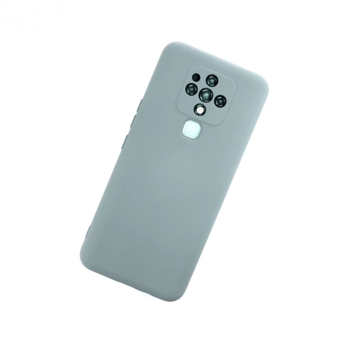 Tecno Camon 16 Kılıf Nano İçi Kadife Silikon - Buz Mavisi