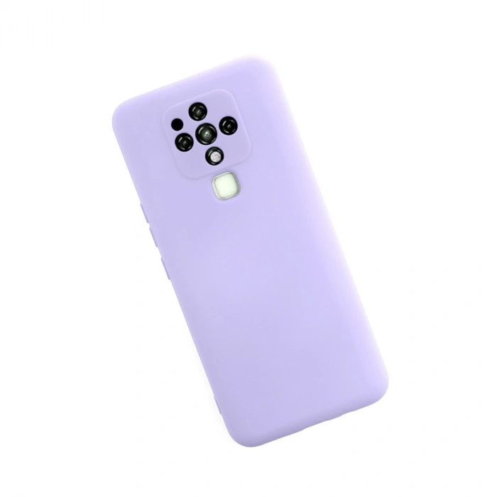 Tecno Camon 16 Kılıf Nano İçi Kadife Silikon - Lila