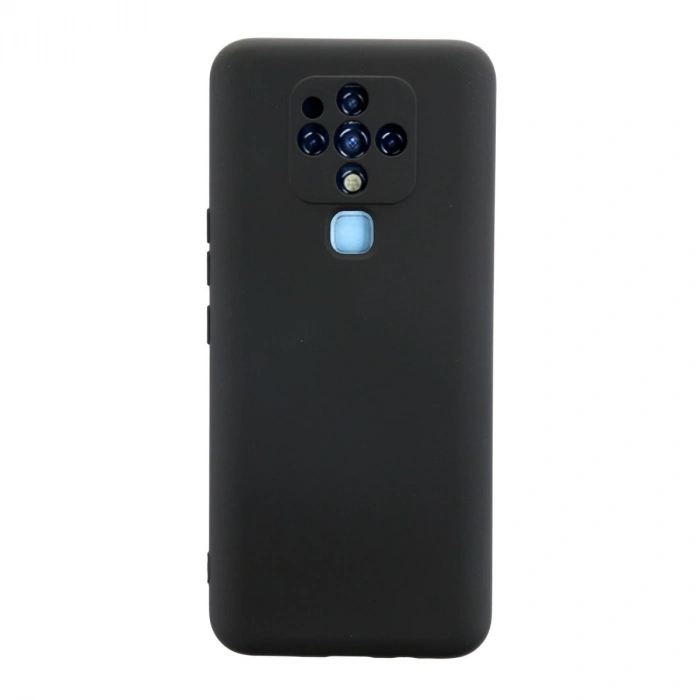 Tecno Camon 16 Kılıf Nano İçi Kadife Silikon - Siyah