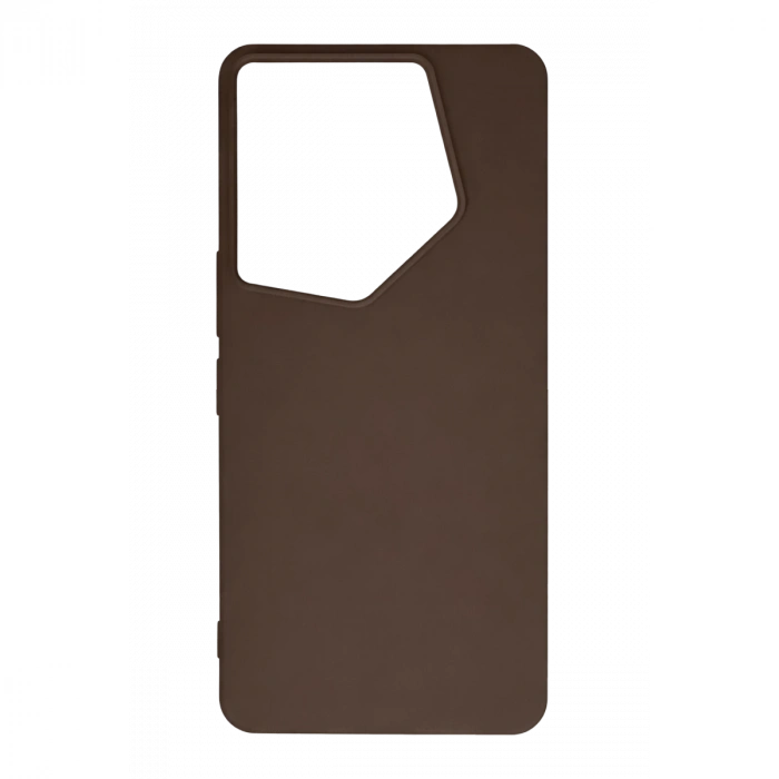 Tecno Camon 20 Pro 5g Kılıf First Silikon - Kahverengi