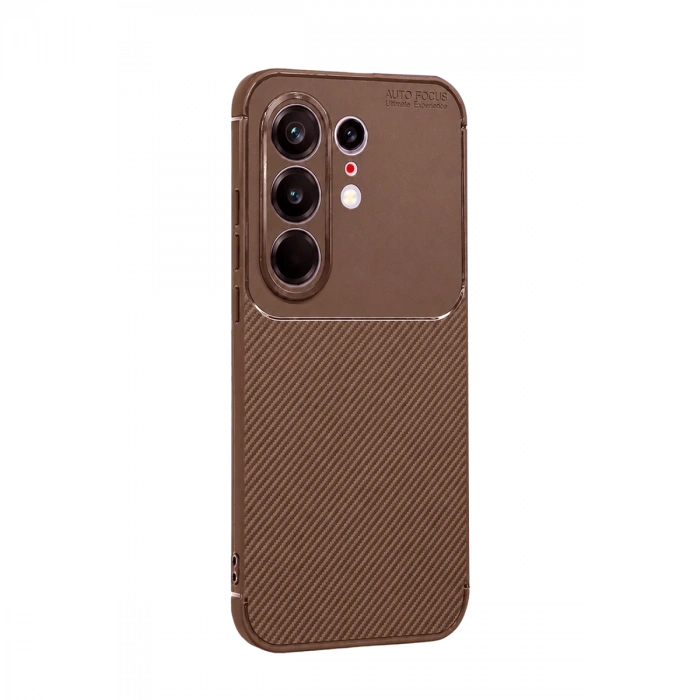Tecno Camon 50 Pro 5g Auto Focus Karbon Kapak - Kahverengi