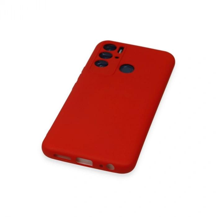 Tecno Pova Neo Kılıf Nano İçi Kadife Silikon - Kırmızı