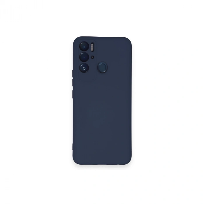 Tecno Pova Neo Kılıf Nano İçi Kadife Silikon - Lacivert
