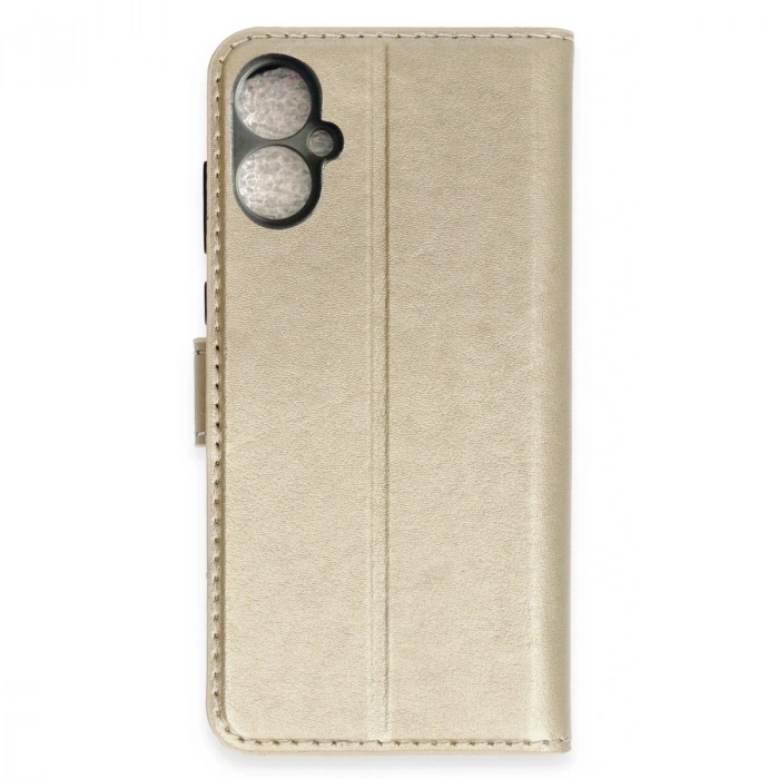 Tecno Spark 9 Pro Trend S Plus Kapaklı Kılıf - Gold