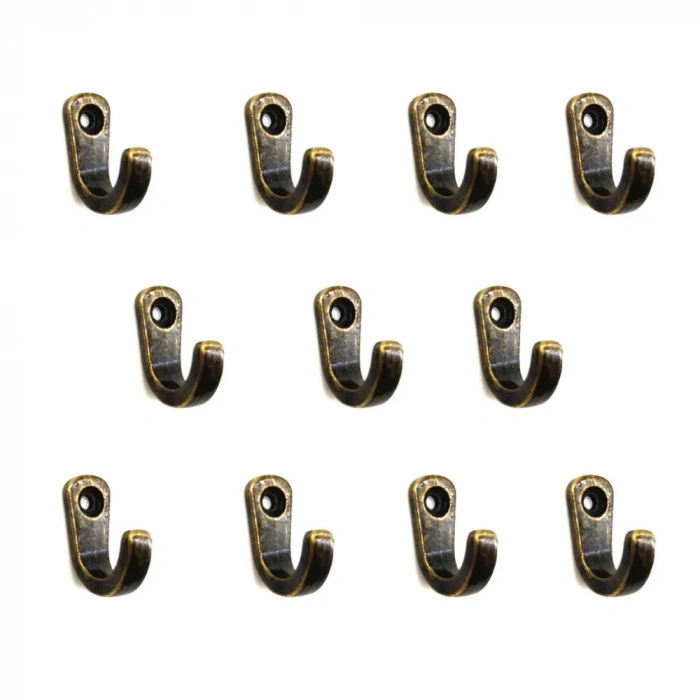 Tekli Bijuteri, Dekor Askısı - Antik, 100 Adet, 10x18x22 Mm