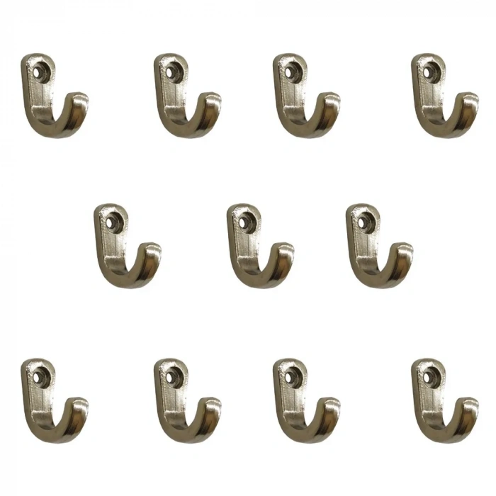 Tekli Bijuteri, Dekor Askısı - Nikel, 100 Adet, 10x18x22 Mm