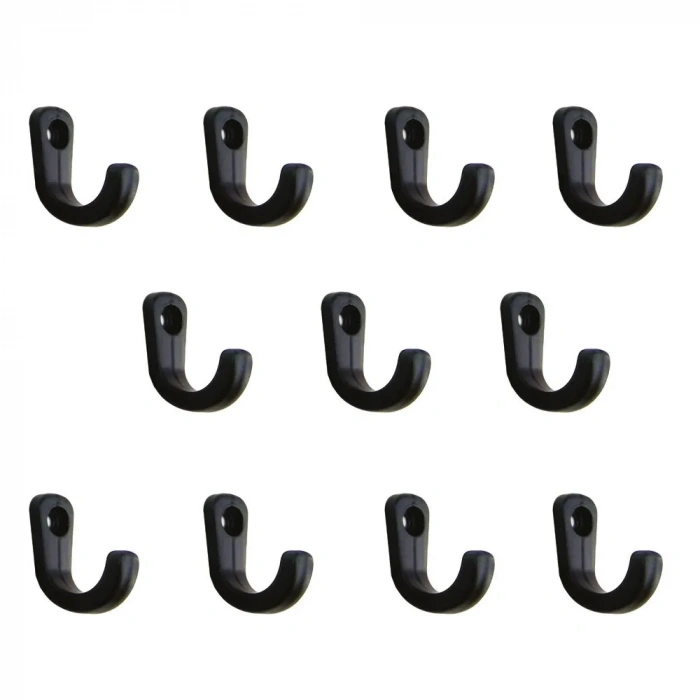 Tekli Bijuteri, Dekor Askısı - Siyah, 100 Adet, 10x18x22 Mm