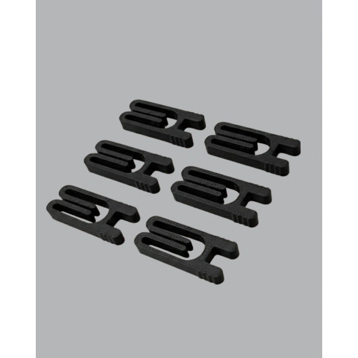 Tekrar Kullanılabilir Poşet Mandalı Siyah 6’lı Set