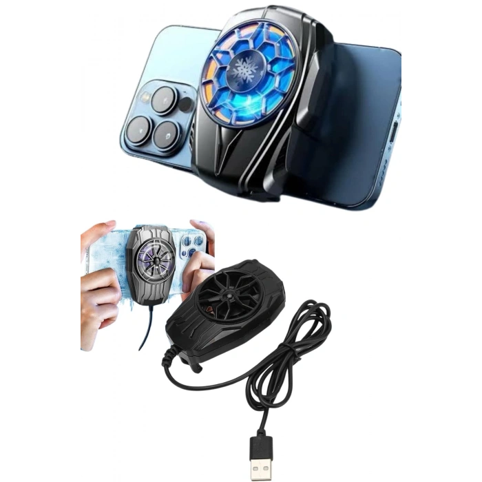 Telefon Soğutucu Fan Güçlü Motor Radyatör Cep Telefon Soğutma