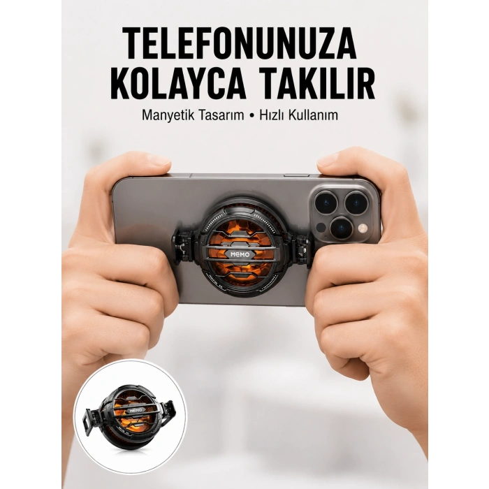 Telefon Soğutucu | Led Işık Efektli | Power Aparatlı | Sessiz Ve Taşınabilir Model Yeni Nesil