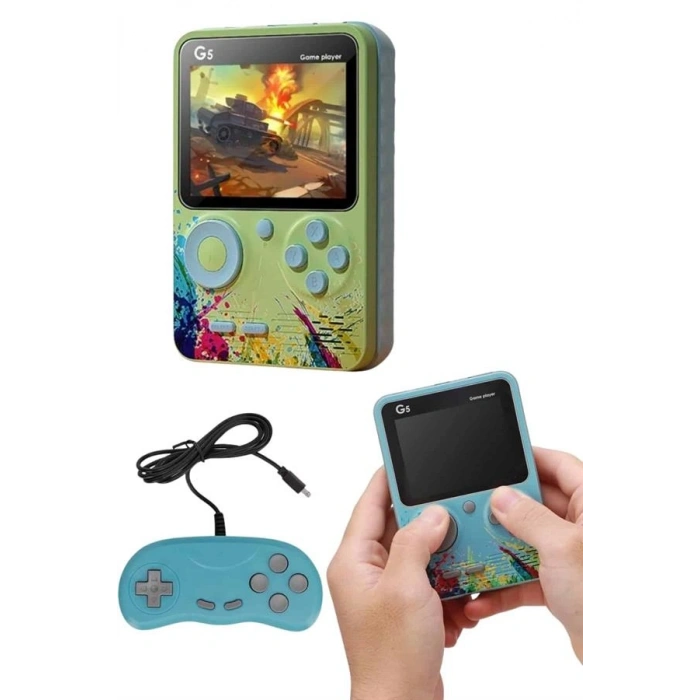 Televizyona Bağlanan Çift Joystick Taşınabilir Klasik Retro Oyunlu