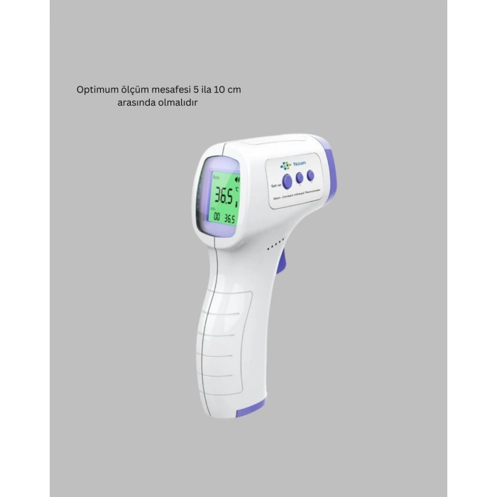 Temassız Termometre Hızlı Ölçüm Güvenli Dijital Ateş Ölçer