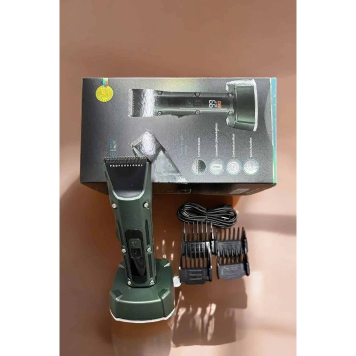 Tıraş Makinesi Dijital Göstergeli Turbo Motor Paslanmaz Çelik