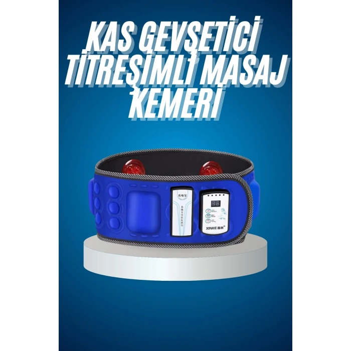 Titreşimli Kas Gevşetici Masaj Kemeri Zayıflama Aleti Bel Bölge Sırt Masaj Aleti