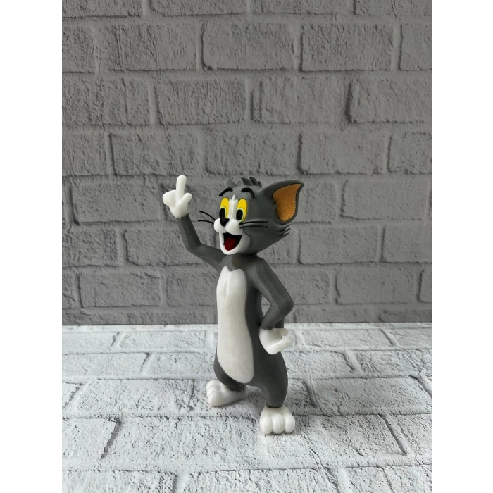 Tom Kedi Biblo 22 Cm Hediyelik Dekoratif Ev Ofis Aksesuarı