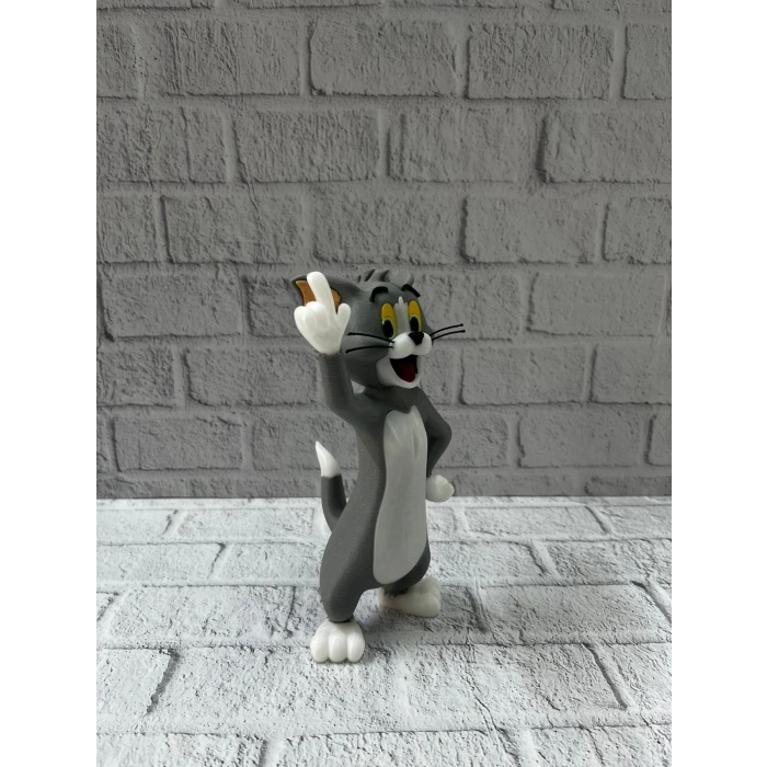 Tom Kedi Biblo 22 Cm Hediyelik Dekoratif Ev Ofis Aksesuarı